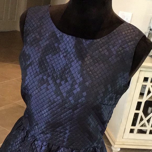 A/wear quilted skater dress, navy blue, size 8, NWT - Picture 2 of 6